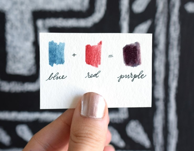 ترکیب رنگ آبرنگ