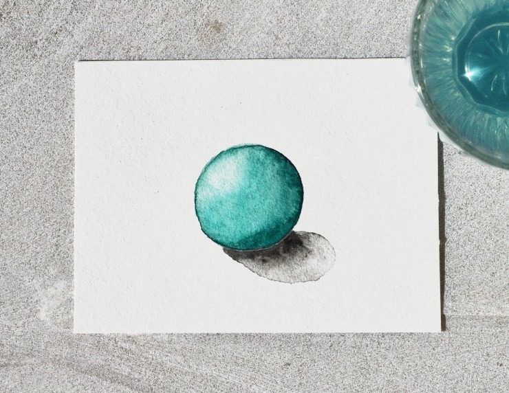 آموزش روند سایه زدن در آبرنگ