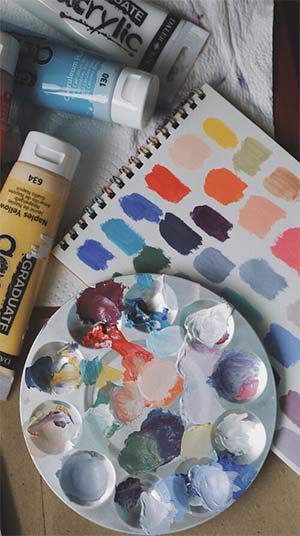 وسایل نقاشی اکریلیک