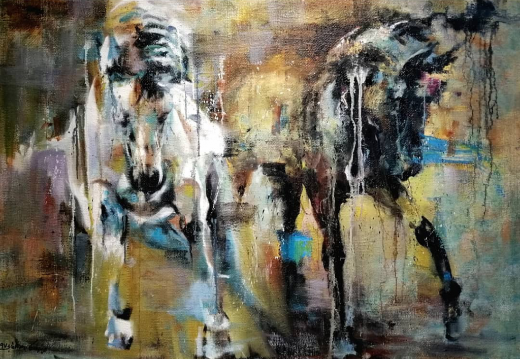 نمونه نقاشی های رنگ روغن