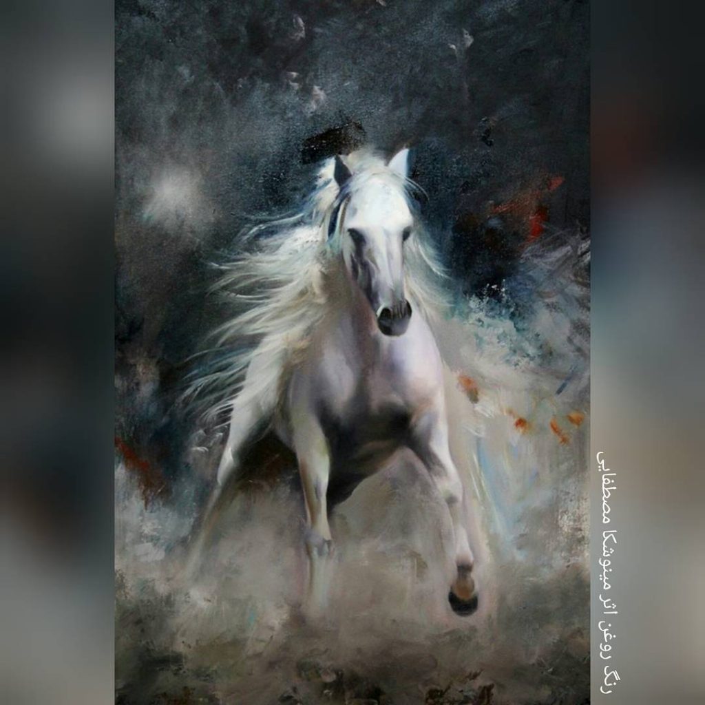 رنگ روغن اثر مینوشکا مصطفایی