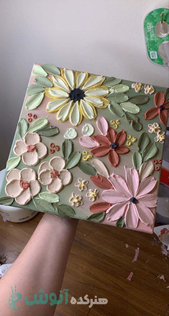 تابلو گل برجسته