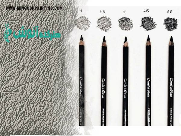 مداد کنته| آموزش سیاه قلم