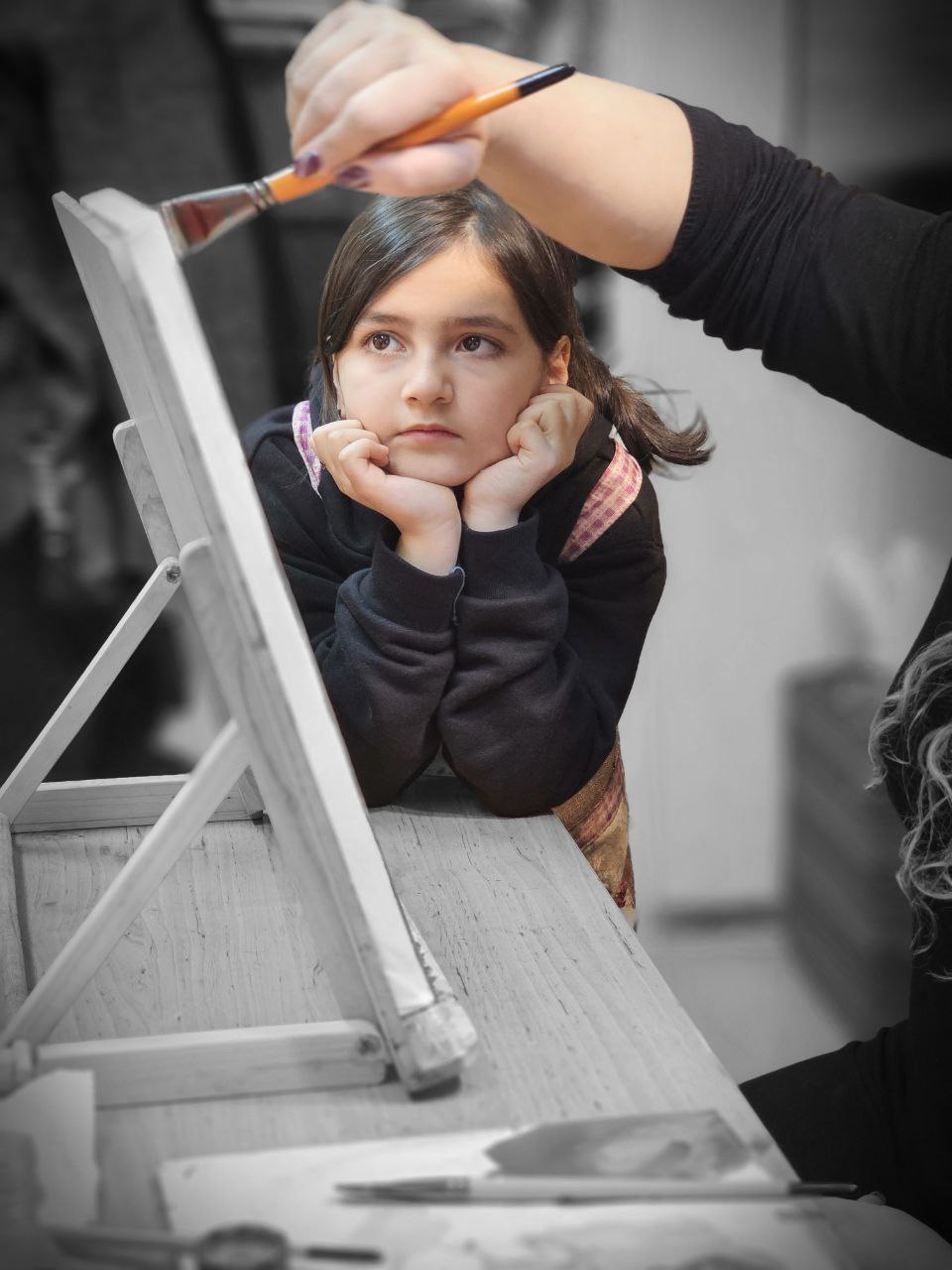 روش‌های اصولی آموزش نقاشی رنگ روغن به کودکان