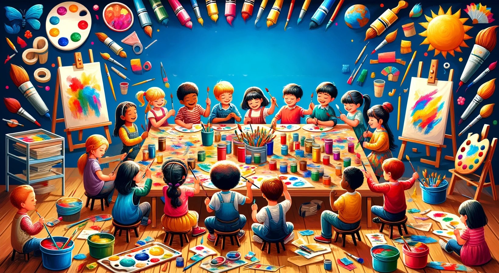 فواید آموزش نقاشی کودک