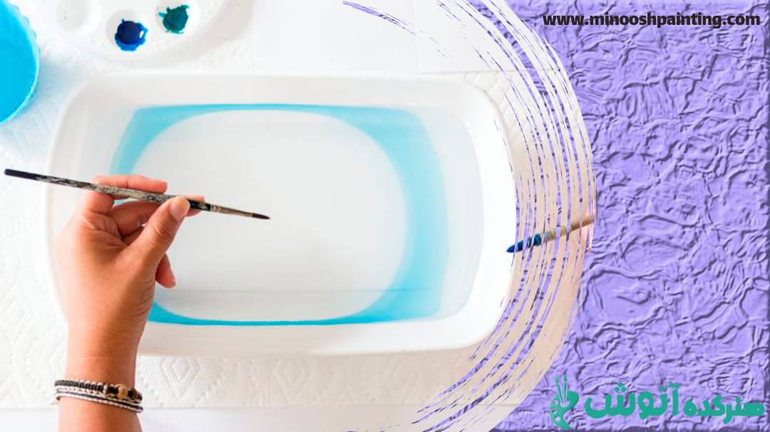 چرخاندن رنگ در قلمو|چگونگی پاک کردن رنگ از قلم مو