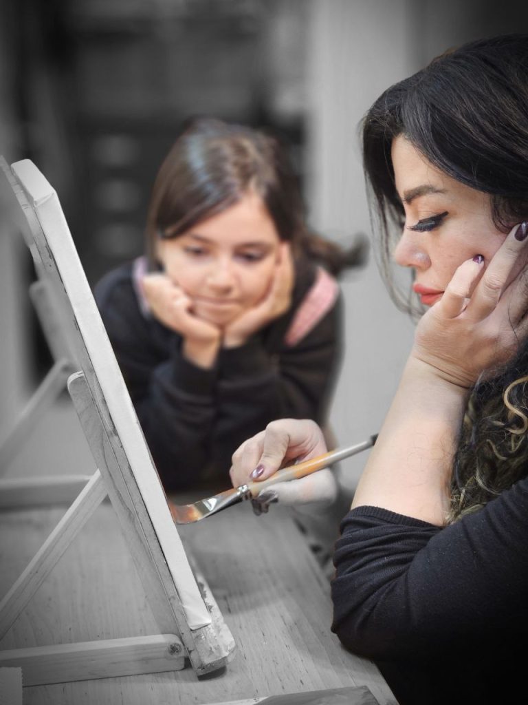 مزایای آموزش نقاشی رنگ روغن برای کودکان