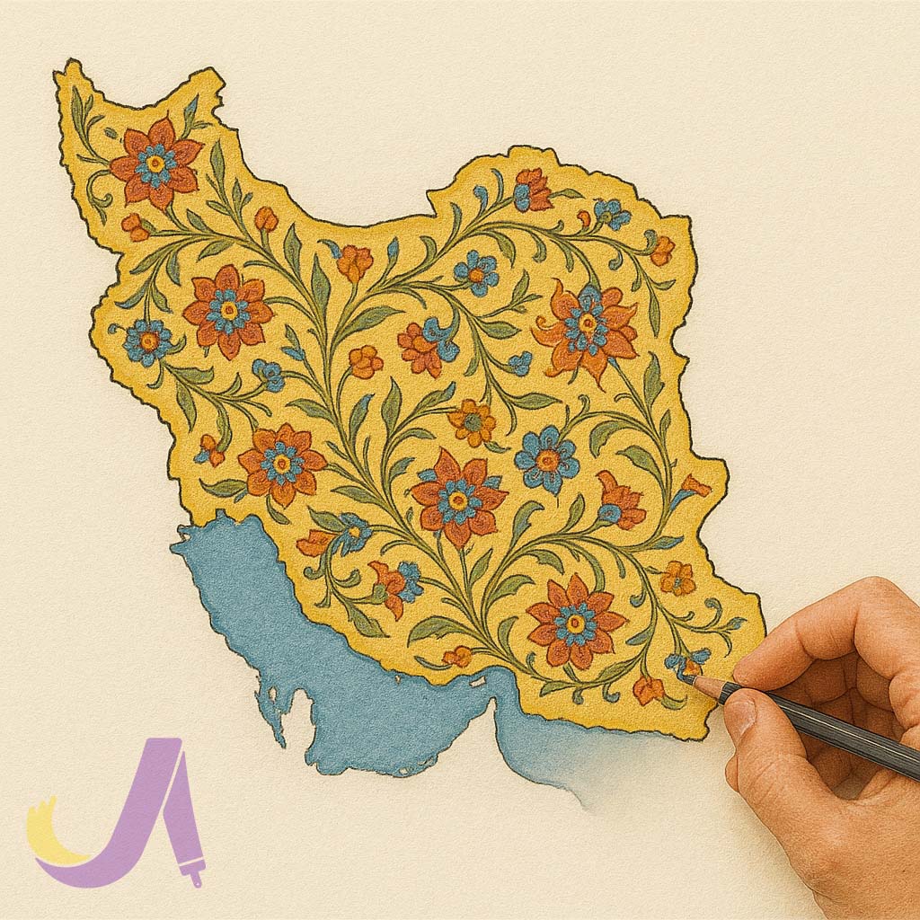 نقاشی ایران نقوش ایرانی