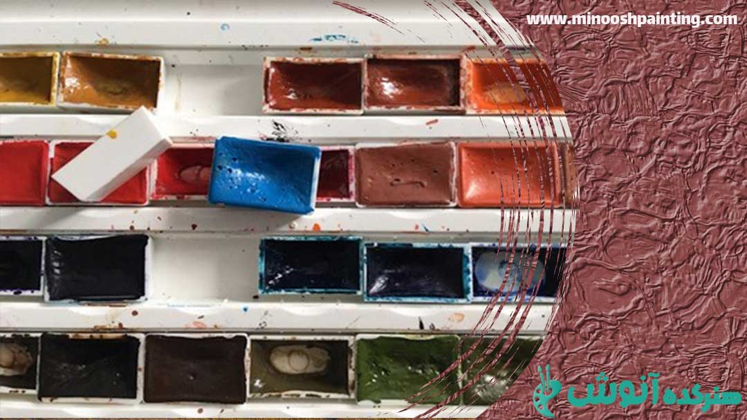 یکی از انواع آبرنگ های خشک|وسایل مورد نیاز برای نقاشی آبرنگ