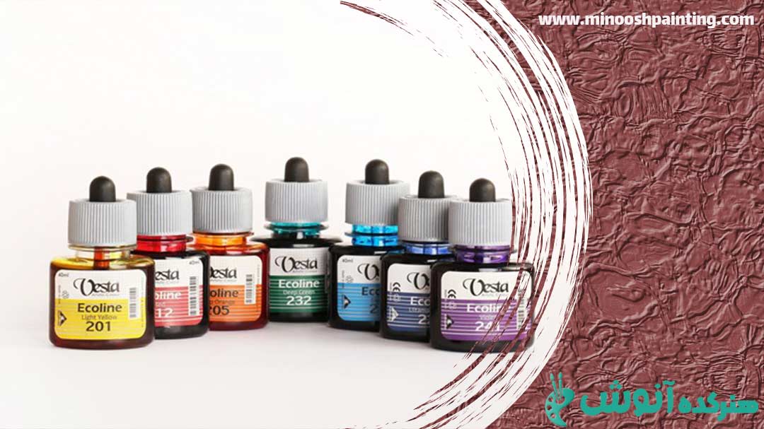 آبرنگ جوهری|وسایل مورد نیاز برای نقاشی آبرنگ