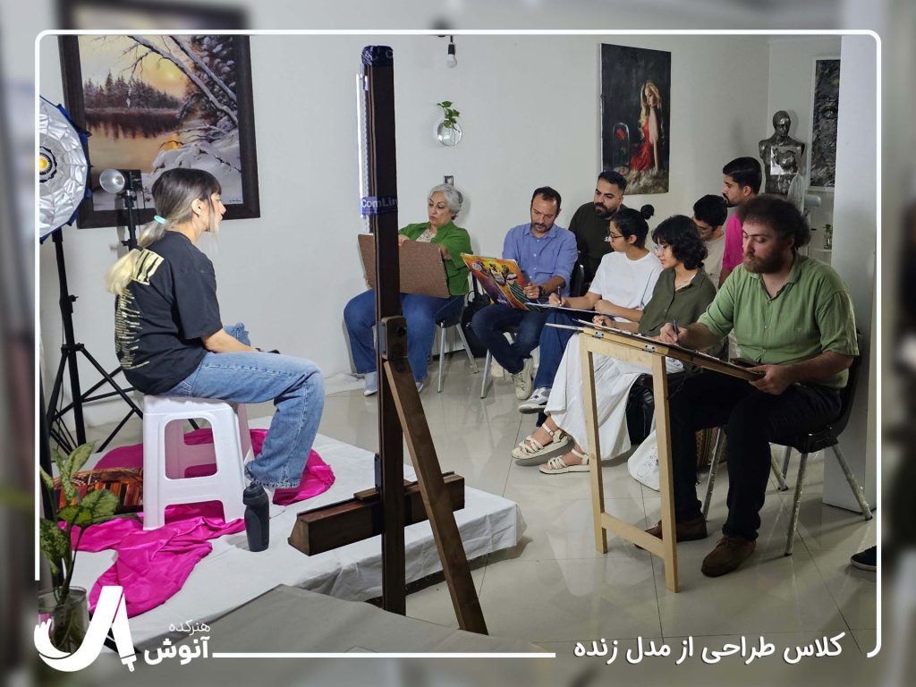 کلاس طراحی مدل زنده