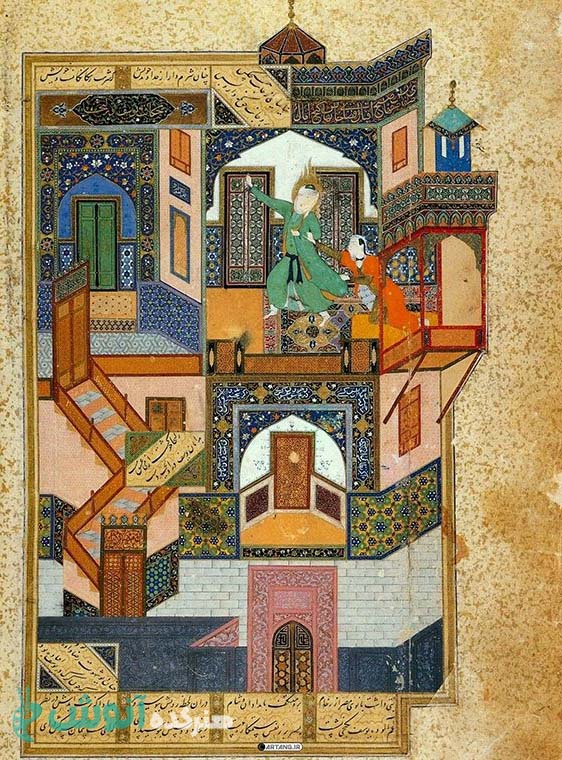 نقاشی یوسف و زلیخا 